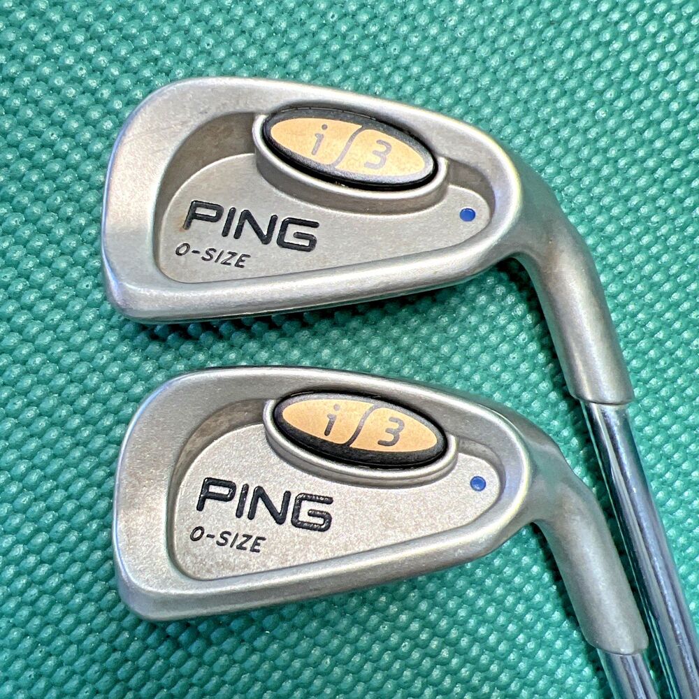 PING i3 O-SIZE 6 & 7 Irons Blue Dot Steel Shaft RH